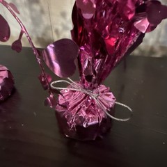 Valentine’s Day – Pink – Love – Shiny Hearts Party Decor Balloon Weights 12”