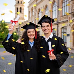 Gold Graduation Cap Confetti 2026 Sequins Party Decorations Table Scatter
