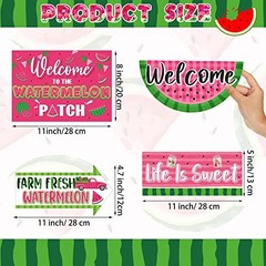 20 Pcs Watermelon Party Decorations Summer Watermelon Birthday Party Supplies