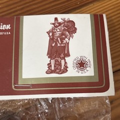 Thanksgiving Autumn 5 Asst Cutouts Decor Turkey Pilgrim 1977 Beistle 2 Side NOS
