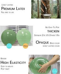 Easy Assembly 13Ft Balloon Arch Kit – Sage Green & Dusty Blue for All Occasions