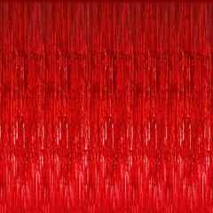 3.2 ft x 9.8 ft Metallic Tinsel Foil Fringe Curtains,Party Streamer Backdrop