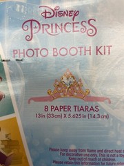 Disney princess photo booth kit