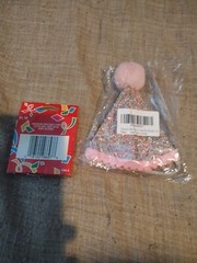 HALF BIRTHDAY HAT 1/2 with CANDLES brand new in package! FUN!!