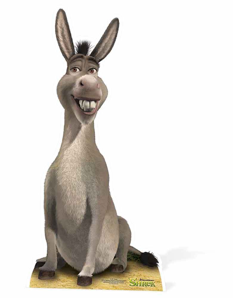 DONKEY FROM SHREK LIFESIZE CARDBOARD CUTOUT/STAND UP – DREAMWORKS – PARTY FUN!