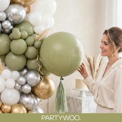 Sage Green Balloons 85pcs Different Sizes of 18 12 10 5 Inch Olive Boho Green…