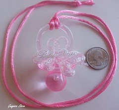Large Pacifier Necklaces Baby Shower Game Favors Prizes Decoration U~Pick Colors