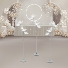 3PC Butterfly Floor Lamp Standing Lamp Romantic Decoration Party Atmosphere Prop