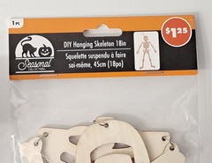 Skeleton Wood kit 1 DIY & Plastic 22 Pc Eyeballs Halloween Party New In Package