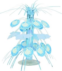 BABY BOY STORK Cascade Centerpiece Baby Shower Decoration Party Supplies 8.5”