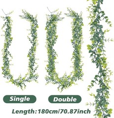 2 Pcs Eucalyptus Garland – Artificial Eucalyptus Vines Garlands Artificial
