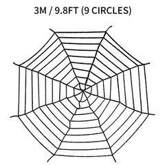 5FT/10FT Halloween Spider Web Decoration Cobwebs Spooky Haunted House Outdoor