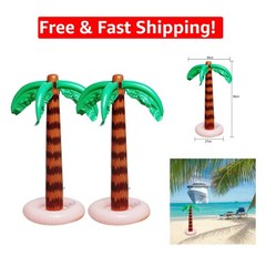 Self-Inflating Jumbo Palm Trees – Perfect Hawaiian Luau Party Decorations