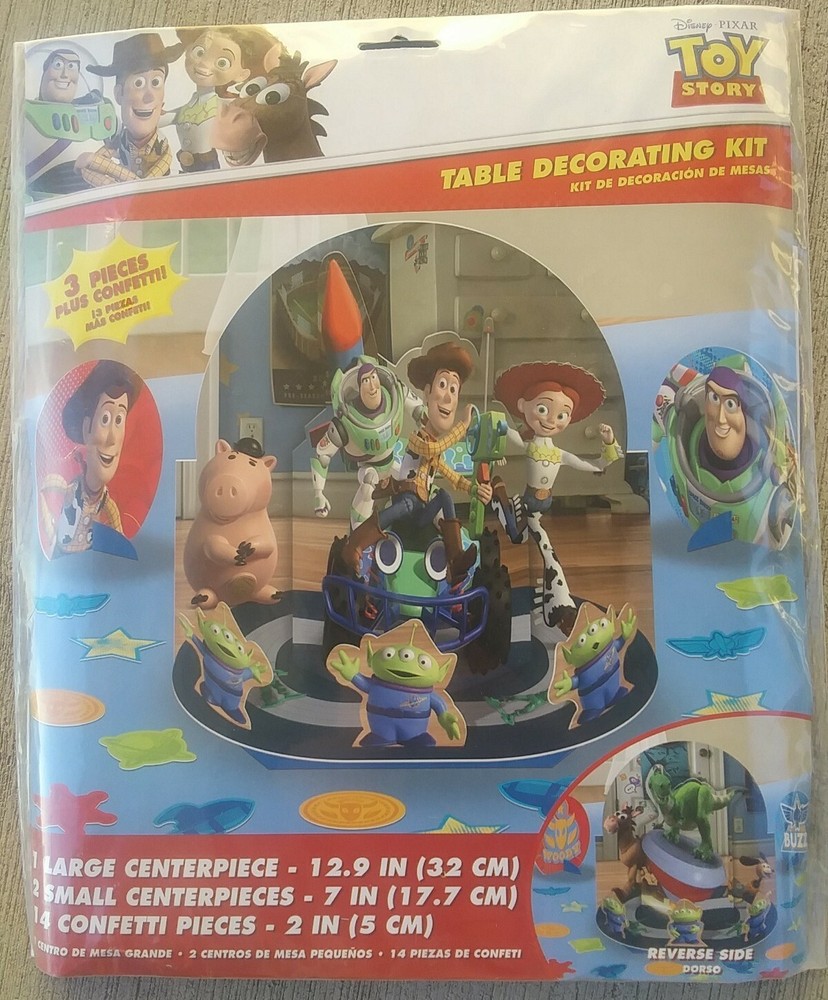 Disney Toy Story Table Decorating Kit Birthday Party Centerpiece and Confetti