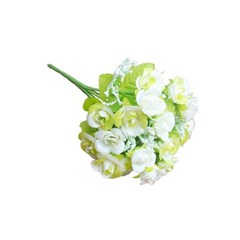 Realistic Fake Rosebuds 22cm Long Silk Material for Living Dining Room Decor