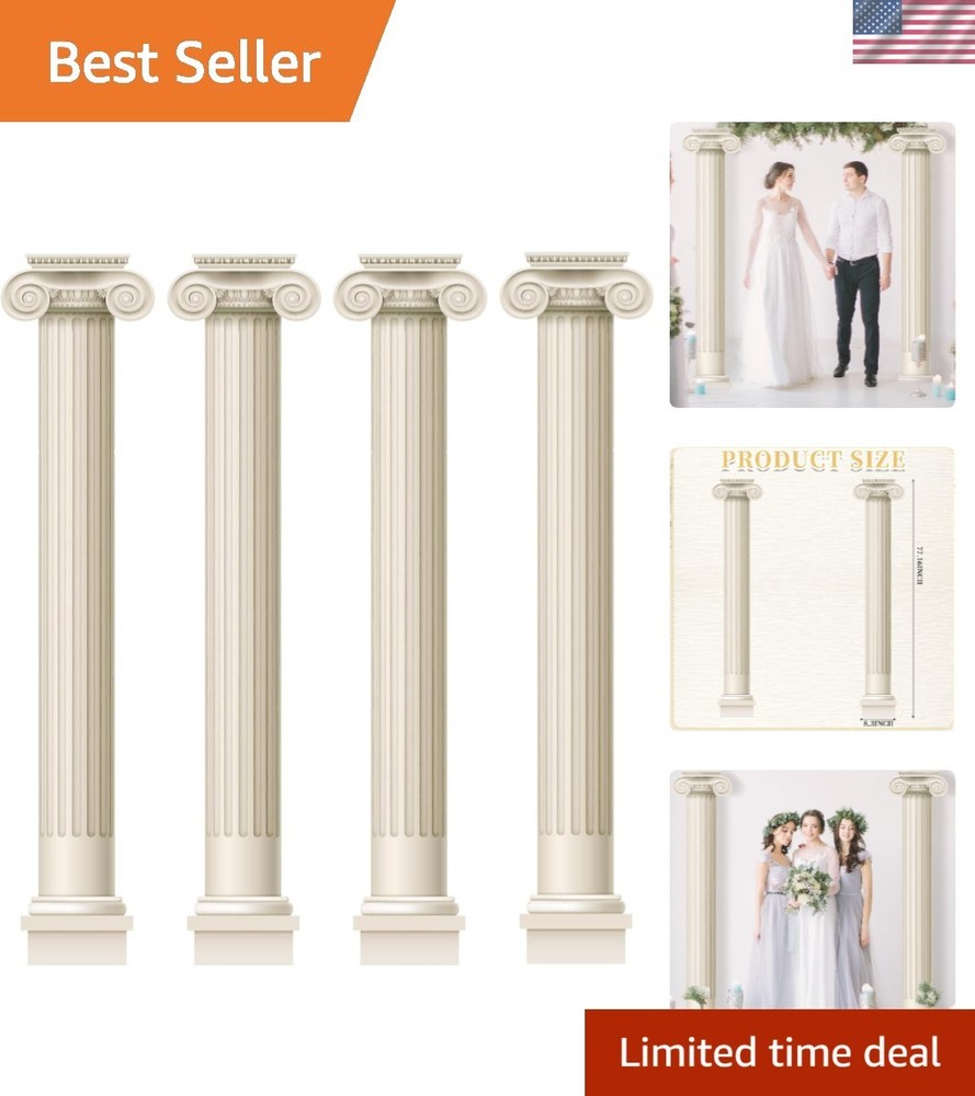 Durable Ancient Greek Style Column Set – Perfect for Weddings and Home Decor