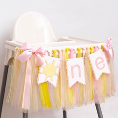 Sunshine High Chair Banner 1st