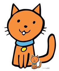 Cute Cat Animal Cardboard Cutout / Standee / Standup – Pet Pussy