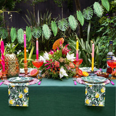 Tropical Palm Leaf Garland 8.5FT Green Jungle Party Banner Luau Summer Decor