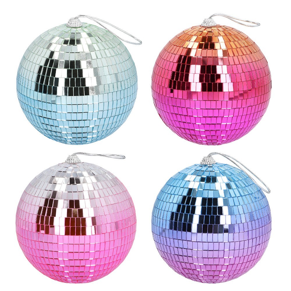 Small Disco Ball Decoration 15cm 70s 80s Retro Party Mirror Hanging