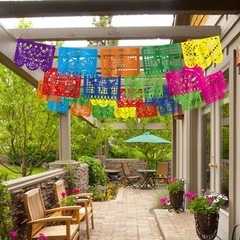 18 FT Cinco De Mayo Party Decorations, 1 Pack Fiesta Banner with 9 Plastic Pa…
