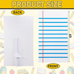 6Ft Notebook Cardboard Cutouts Giant School Theme Party Decorations Back to Scho