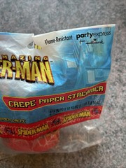 Spiderman Party Streamer – 2008 Party Express From Hallmark Deadstock