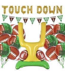 Football Party Decorations 28 Piece Set New In Sealed Packaging