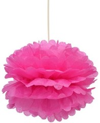 Celebration Colorful Tissue Pom Pom Hangers 12 Inch 2/Pk, Select Color