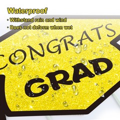 2026 Grad Yard Signs Plastic Graduation Yard Signs Party Lawn Garden Decoration