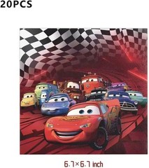 Delightful Cars Birthday Supplies Bundle – Plates, Cups, and More (88 pcs)