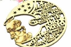 Wood key chain baptism first communion, Recuerdos de Bautizo y 1ra communion