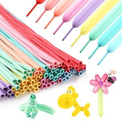 100Pcs 260 Balloons Pastel Long Balloons for Balloon Garland Thickening Skinn…