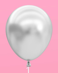 Blue, Pearl White, Clear, Silver, Latex Balloons – 25 Pk, 12″ | Cloud Nine Bache
