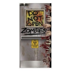 Beistle Zombies Lab Door Cover