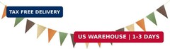 Letjolt Triangle Banner Party Decoration Golden Brown Green Supplies Paper Bunti