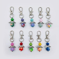 30pcs Angel Keychain Decorative Charm Ornament Household Supplies