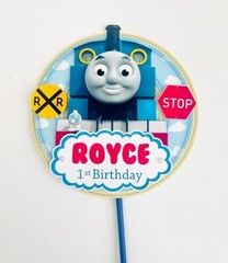 Personalized Thomas the Tank Engine & Friends Themed Cake Topper
