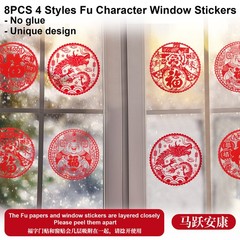 40Pcs Chinese New Year Decorations 2026 Lunar New Year Lucky Hanging Ornaments