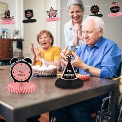 9PCS Retirement Table Centerpieces Retirement Party Decorations Happy Retirem