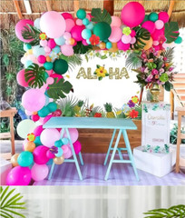 36pcs Artificial Silk Hibiscus Flowers Hawaiian Bar Party DIY Decor home decorat
