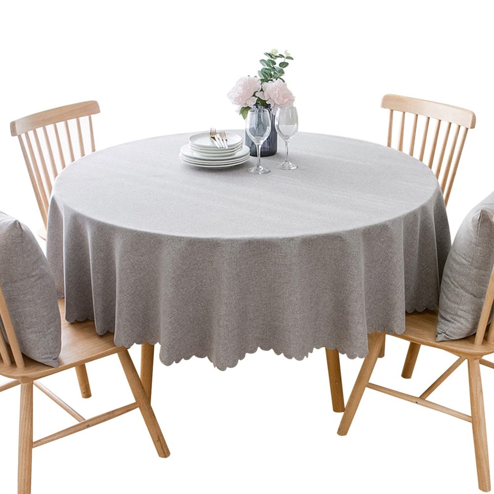 Jeloris Round Waterproof Tablecloth Spill & Stain Resistant – All Sizes