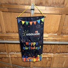 LEGO LEGOLAND Parks Birthday Party Banner Multicolor Geometric Decoration