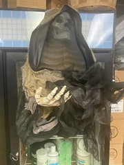 Light Up Hanging Grim Reaper with Hood (Grey) JOYIN US CORP. (Flexible Shipping)
