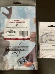 Disney Frozen II – 4 Bracelet Sets, party Favor, table cover Elsa Anna Olaf Lot