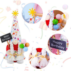Happy Birthday Gnomes Happy Birthday Decorations Tomte Plush Birthday Gifts, Han