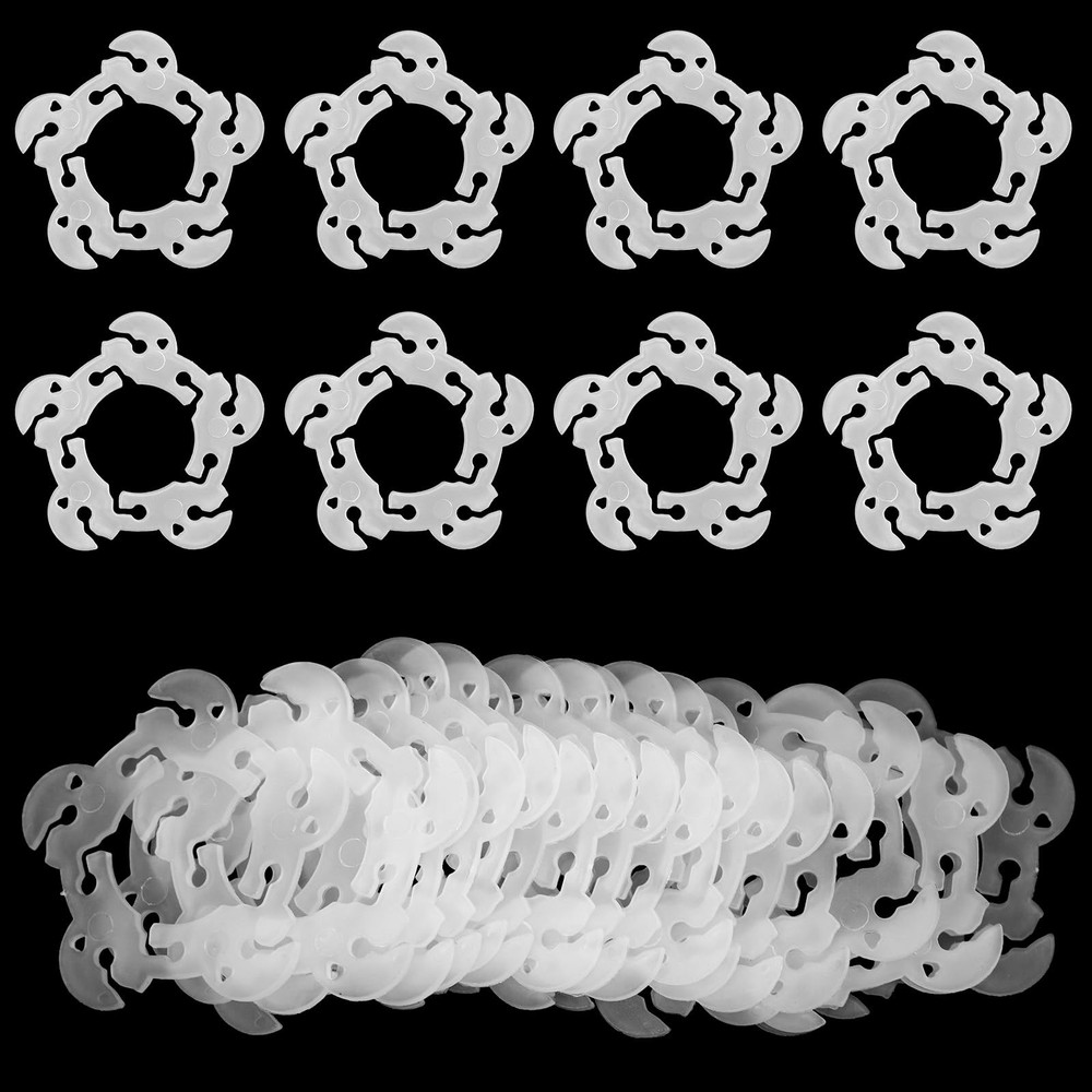 100 Pcs Balloon Clips Plastic Balloon Supplies Balloons Garland Holder Column…