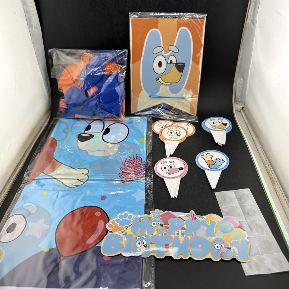 Cartoon Blues clues Party Supplies Blue Dog Birthday Party Decorations 📦
