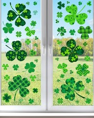 JCFIRE 118 Pcs St Patricks Day Decorations, 8 Sheets Extra