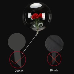 20 PCS Bobo Balloons Transparent Bubbles Balloon for Indoor Outdoor Weddings …